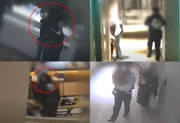 전남편이 증거로 제출한 A 씨와 B 군이 만나는 모습. (JTBC 갈무리)