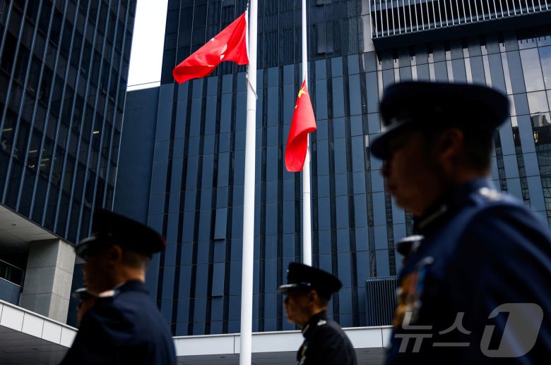 위의 장면을 클로스업한 사진. ⓒ 로이터=뉴스1 ⓒ News1 박형기 기자