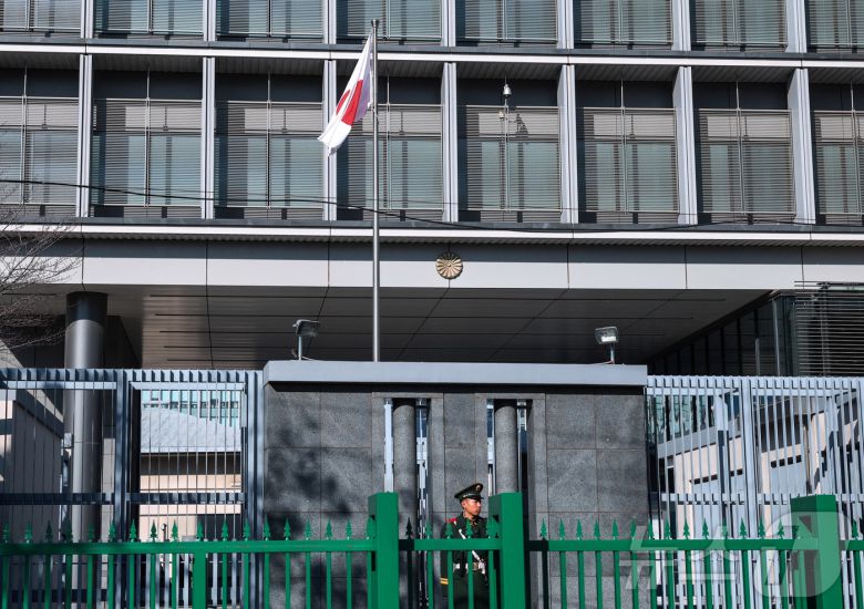 중국 베이징 일본 대사관. 2025.11.18 ⓒ 로이터=뉴스1 ⓒ News1 김지완 기자