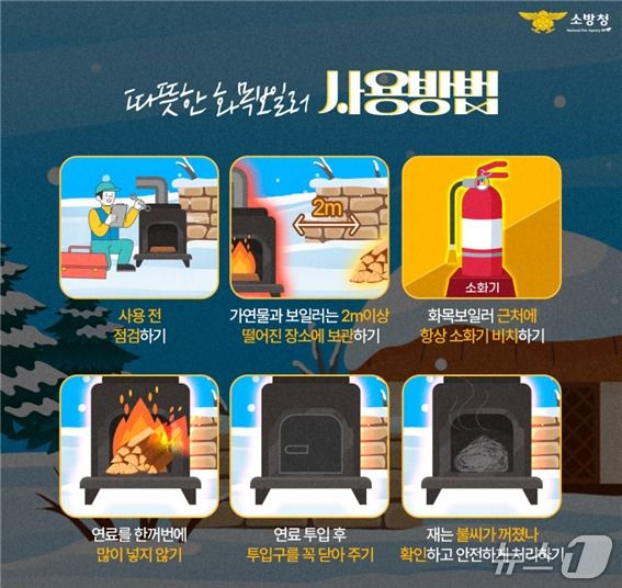 서산소방서, 겨울철 화목보일러 안전수칙 홍보물(서산시 제공. 재판매 및 DB금지)2025.12.5/뉴스1