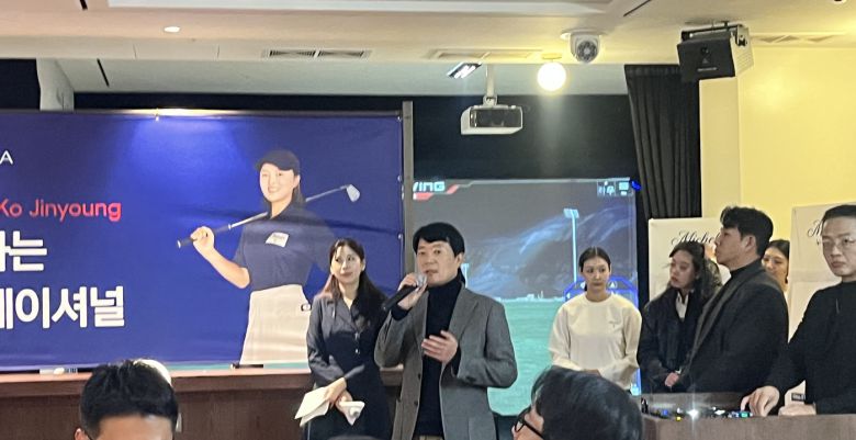 김병훈 오비맥주 영업부사장은 5일 서울 청담 클럽디에서 열린 미켈롭 울트라 브랜드 행사에서 발언을 하는 모습.