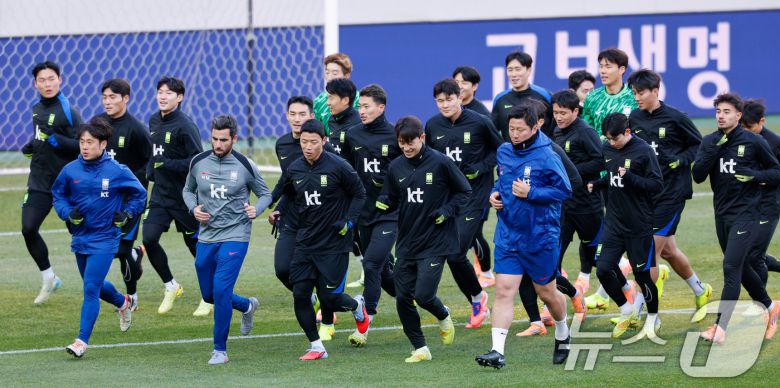 대한민국 남자 축구 국가대표팀./뉴스1 ⓒ News1 안은나 기자