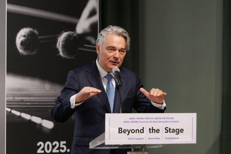 피터 폴 카인라드 국제콩쿠르세계연맹(WFIMC) 회장.(한국문화예술위원회 제공)