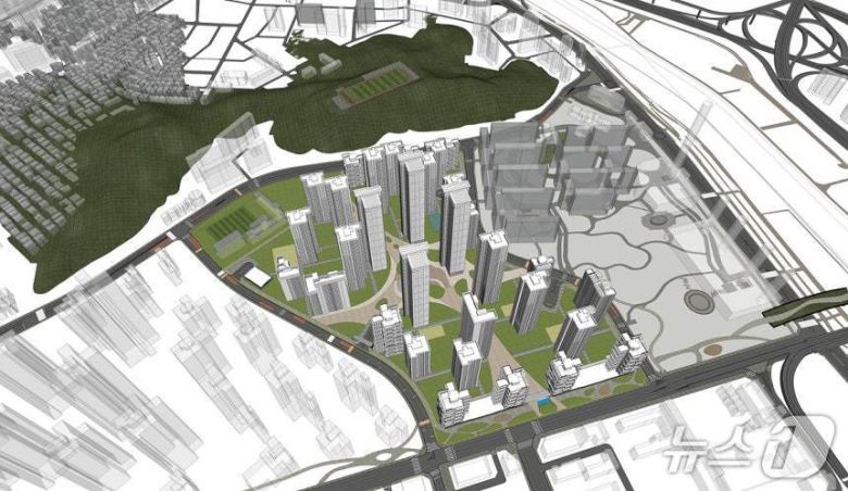 목동 1단지 예상 조감도 (양천구 제공) 뉴스1 ⓒ News1