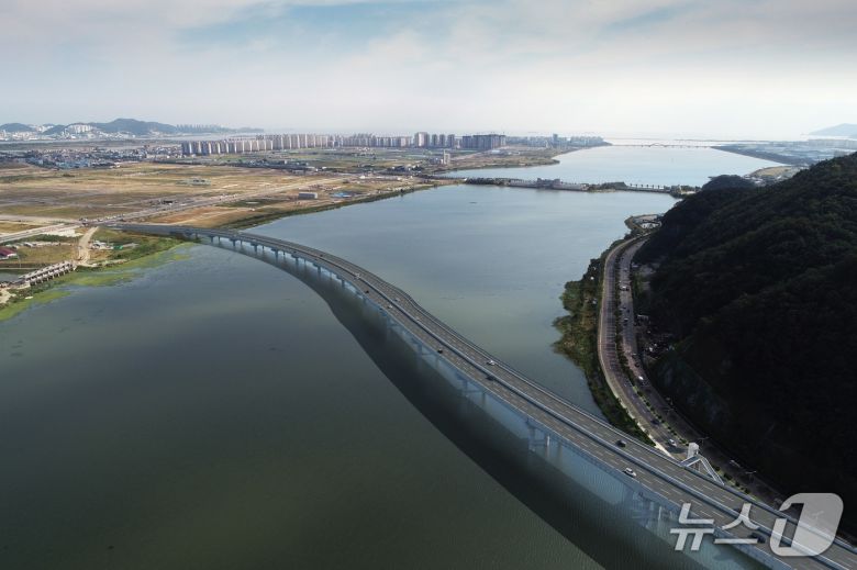 BJFEZ 북측진입도로 조감도 (경자청 제공. 재판매 및 DB금지)