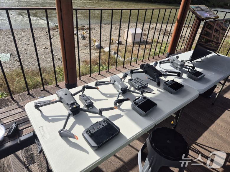 충주경찰서 드론 자율방범대 드론 장비.(충주경찰서 제공. 재판매 및 DB금지)/뉴스1