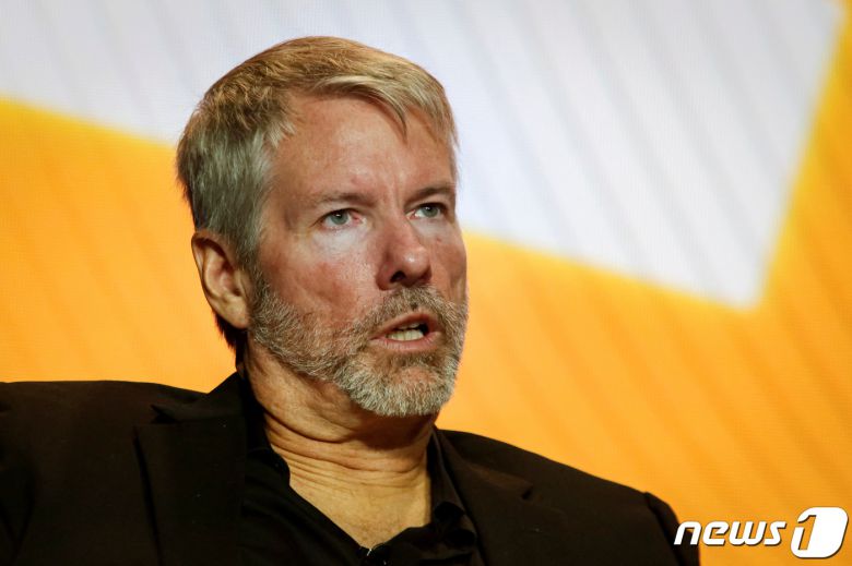 마이클 세일러 스트래티지 CEO ⓒ 로이터=뉴스1 ⓒ News1 박형기 기자