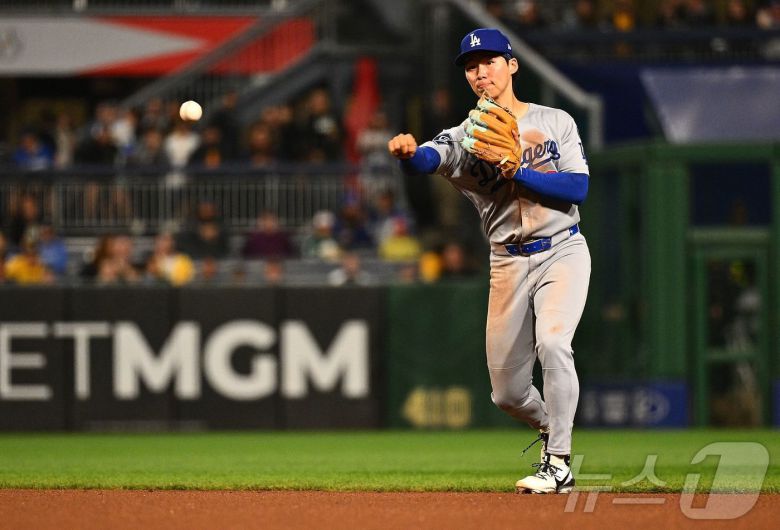 김혜성은 LA 다저스 입단 첫 해 월드시리즈 우승을 경험했다. ⓒ AFP=뉴스1