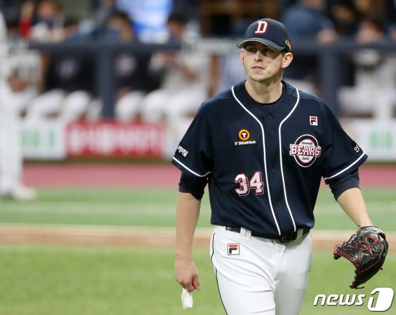 크리스 플렉센이 다시 두산 베어스 유니폼을 입는다. 뉴스1 DB ⓒ News1 김진환 기자