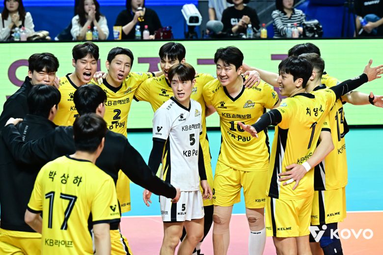 KB손해보험이 우리카드를 제압했다. (KOVO 제공)