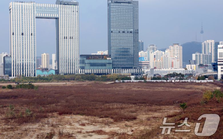 사진은 이날 용산국제업무지구 부지 모습. 2025.11.20/뉴스1 ⓒ News1 김명섭 기자