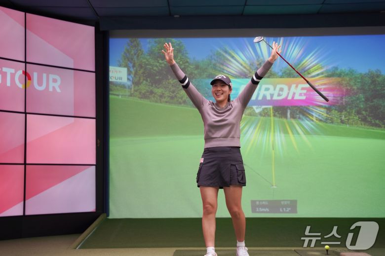 올해 첫 대회서 우승을 차지한 박단유 (골프존 제공)