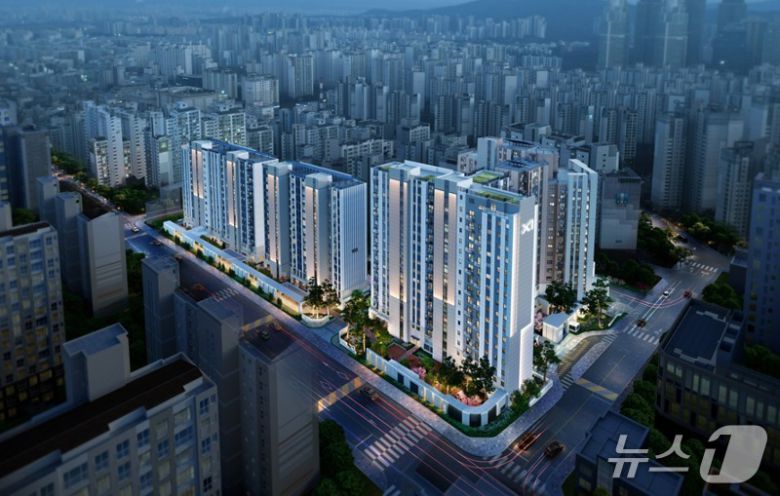 역삼 센트럴자이 조감도 (GS건설 제공) 뉴스1 ⓒ News1