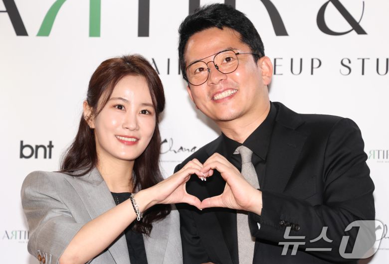 개그맨 김지민, 김준호 부부 ⓒ News1 권현진 기자