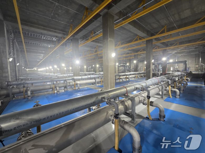 제주하수처리시설 지하에 있는 수처리장/뉴스1