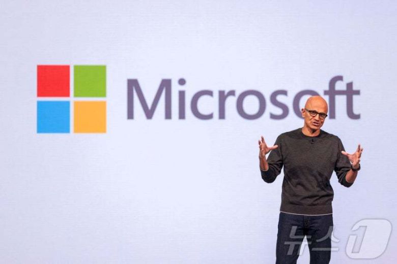 사티아 나델라 마이크로소프트 CEO. FILES-INDIA-MICROSOFT-INVESTMENT-TECHNOLOGY-AI ⓒ AFP=뉴스1