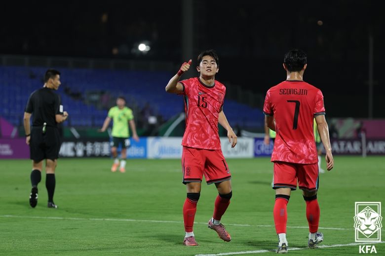 한국 U23 대표팀이 호주를 꺾고 아시안컵 4강에 진출했다.(대한축구협ㅚ 제공)
