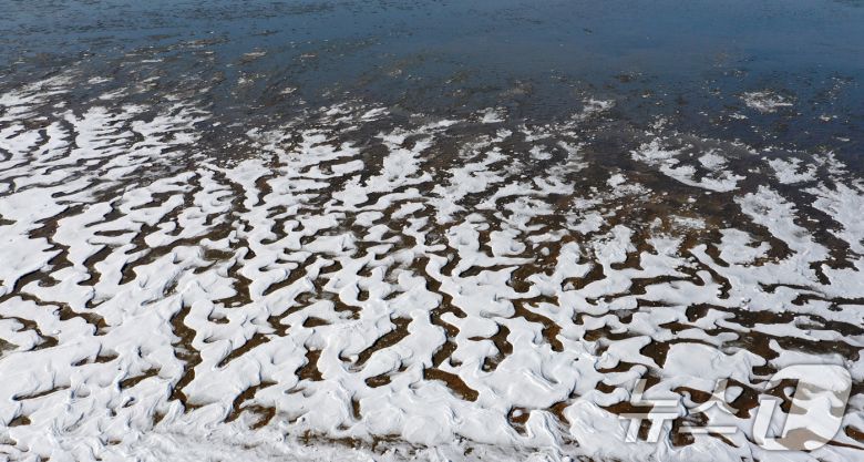 '1년 중 가장 춥다'는 절기상 대한(大寒)인 20일 경기 화성시 서신면 궁평항 인근의 갯벌이 얼어있다. 기상청은 이번 한파가 21~22일까지 이어지며 절정에 달할 가능성이 크다고 보고 있다. 2026.1.20/뉴스1 ⓒ News1 김영운 기자