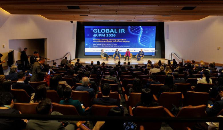 13일(현지시간) 미국 샌프란시스코 한 호텔에서 열린 'Global IR @ JPM' 행사장 전경. (한국바이오협회 제공)