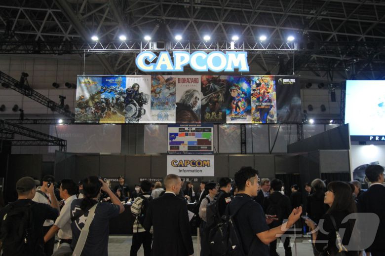 25일 도쿄게임쇼(TGS) 캡콤 부스가 방문객으로 붐비고 있다. 2025.9.25/뉴스1 ⓒ News1 김민재 기자
