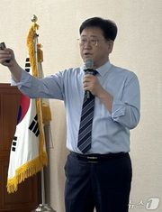 강연하는 김정호 의원 2026.01.21/뉴스1 ⓒ News1 홍윤 기자