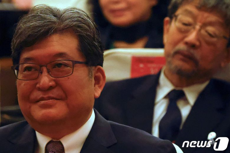 아베파의 대표격 인물인 하기우다 고이치 자민당 전 정조회장. 2022.12.11 ⓒ 로이터=뉴스1 ⓒ News1 정지윤 기자