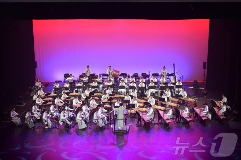 충북교육청 청소년국악관현악단.(충북교육청 제공. 재판매 및 DB금지)/뉴스1
