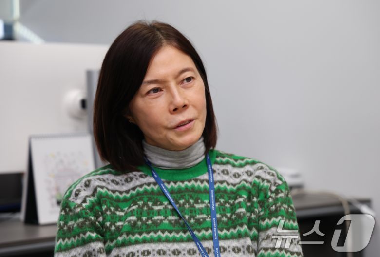 남수연 차바이오텍 R&D 총괄사장이 8일 경기 성남시 분당구 차바이오컴플렉스에서 뉴스1과 인터뷰를 진행하고 있다. ⓒ News1 김영운 기자