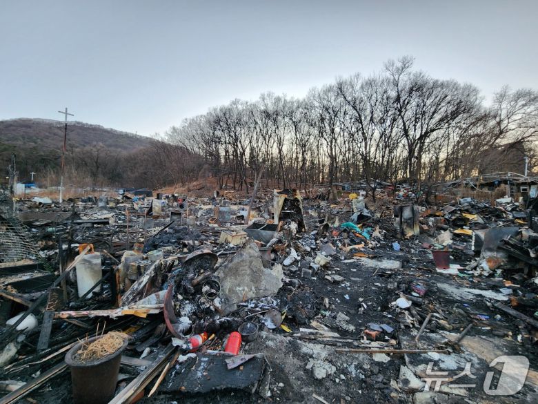 21일 서울시 강남구 개포동 구룡마을 화재 현장. 지난 16일 새벽에 난 불로 폐허가 됐다. 2026.01.23/ⓒ 뉴스1 권진영 기자