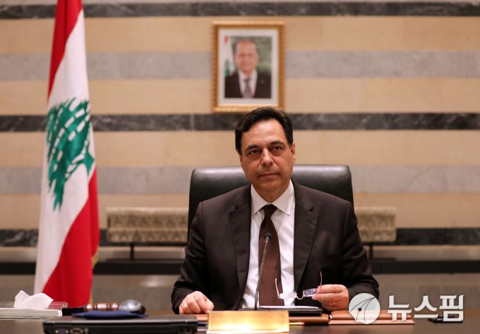 하산 디아브 총리.[사진=로이터 뉴스핌]  2020.08.11 mj72284@newspim.com