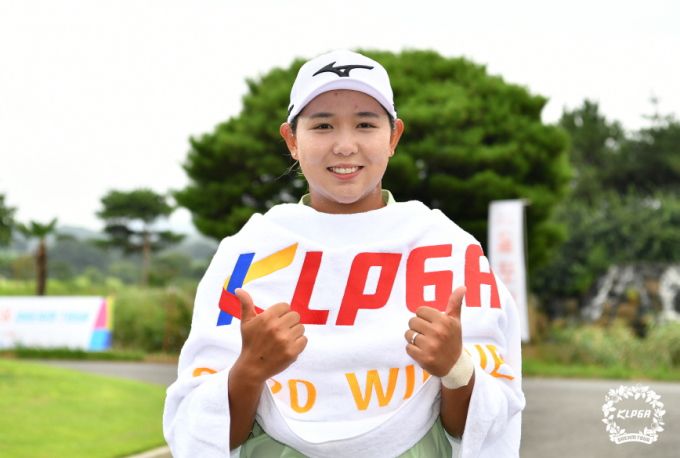 2020 무안CC-올포유 드림투어 11차전 우승자 박보겸. [사진= KLPGA]