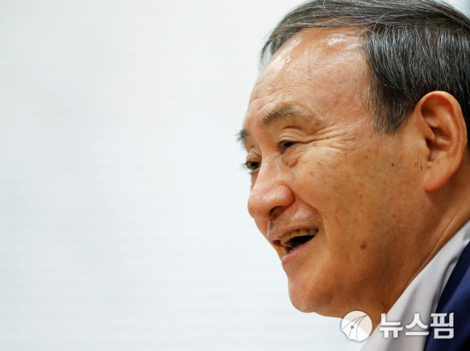 [도쿄 로이터=뉴스핌] 오영상 전문기자 = 일본 차기 총리의 유력한 후보인 스가 요시히데 관방장관. 2020.09.01 goldendog@newspim.com