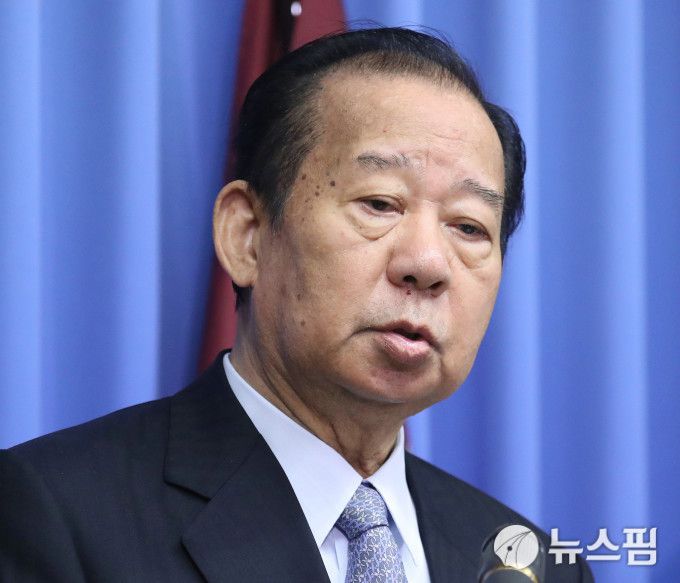 [도쿄 지지통신=뉴스핌] 오영상 전문기자 = 일본 자민당의 니카이 도시히로(二階俊博) 간사장. 2019.11.05