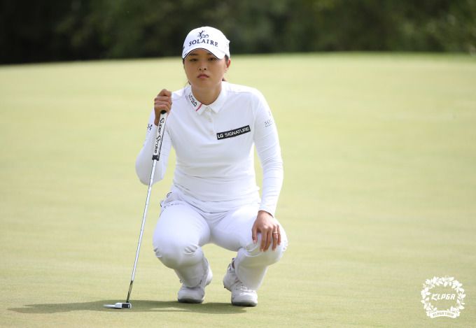 3위로 대회를 마감한 고진영. [사진= KLPGA]