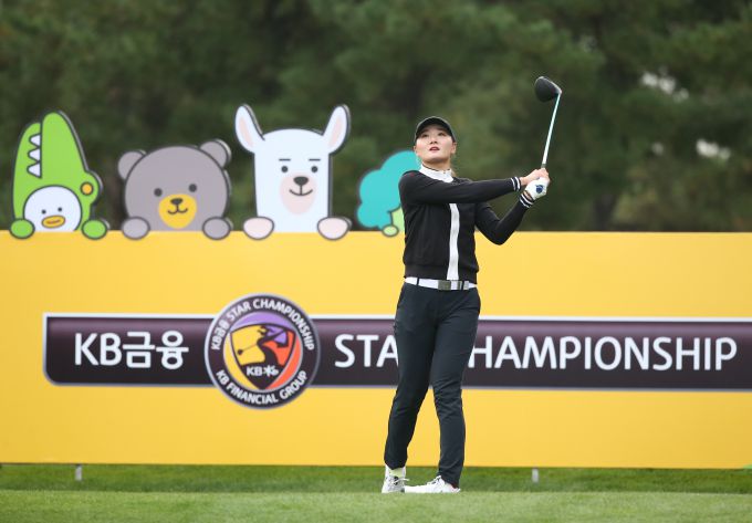 김새로미는 공동9위로 가장 좋은 성적을 냈다. [사진= KLPGA]