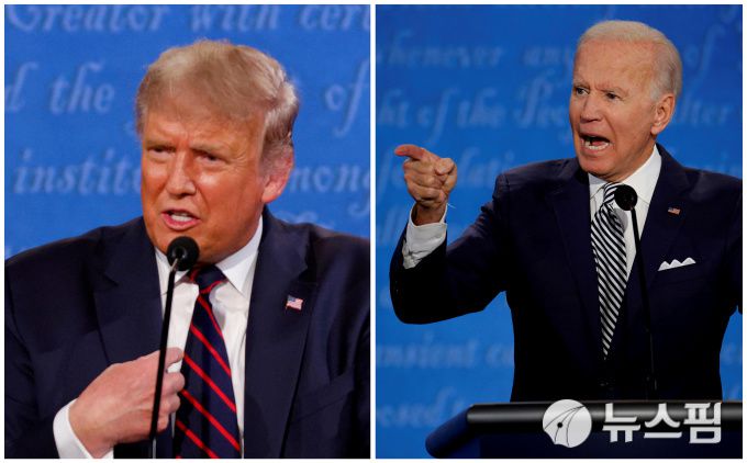 도널드 트럼프 미국 대통령과 조 바이든 전 부통령 [사진=로이터 뉴스핌]