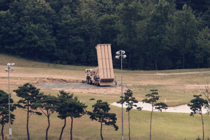 2017년 촬영된 성주 사드(THAAD, 고고도미사일방어체계) 기지 모습. [사진=로이터 뉴스핌]