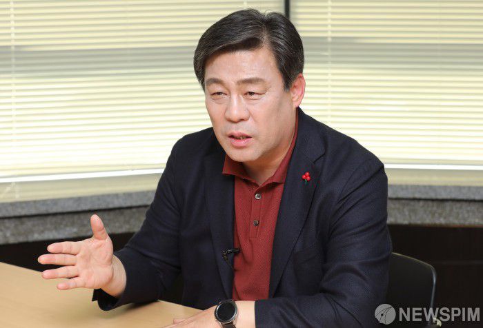 [서울=뉴스핌] 백인혁 기자 = 서울시장에 출마하는 김선동 전 국민의힘 사무총장. 2020.11.30 dlsgur9757@newspim.com