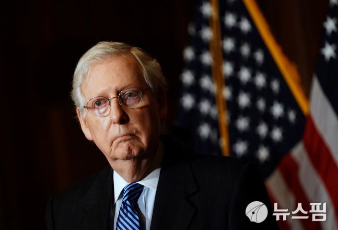 미치 매코널 미국 공화당 상원 원내대표 [사진= 로이터 뉴스핌]