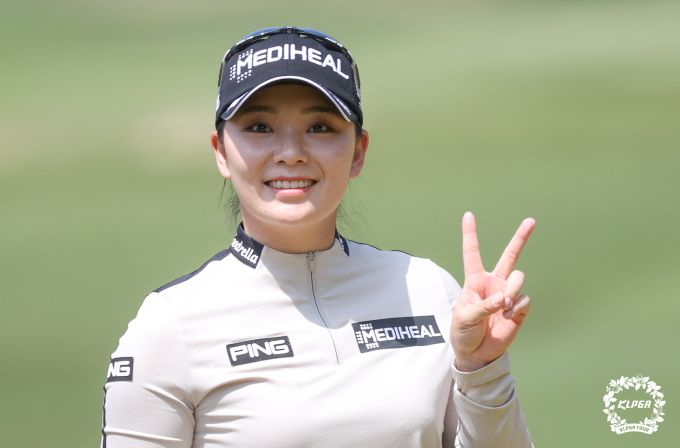 공동선두로 뛰어오른 이다연. [사진= KLPGA]