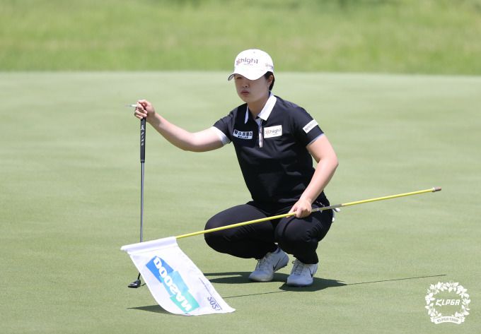 첫날 승리한 곽보미. [사진= KLPGA]