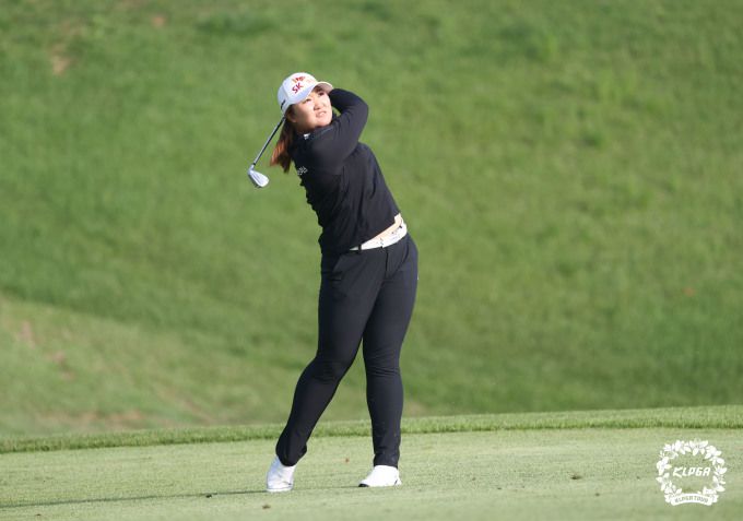 채리티 오픈에 출전한 유해란. [사진= KLPGA]