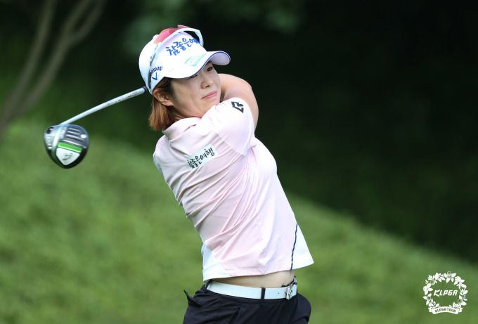 단독2위를 차지한 이기쁨. [사진= KLPGA]