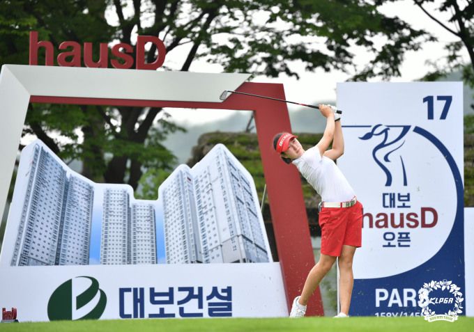 국가대표 이정현은 아마추어중 가장 좋은 성적을 냈다. [사진= KLPGA]