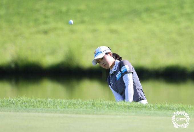 '대세' 박민지는 밝은 내일을 위해 훈련에 전념하겠다고 밝혔다. [사진= KLPGA]