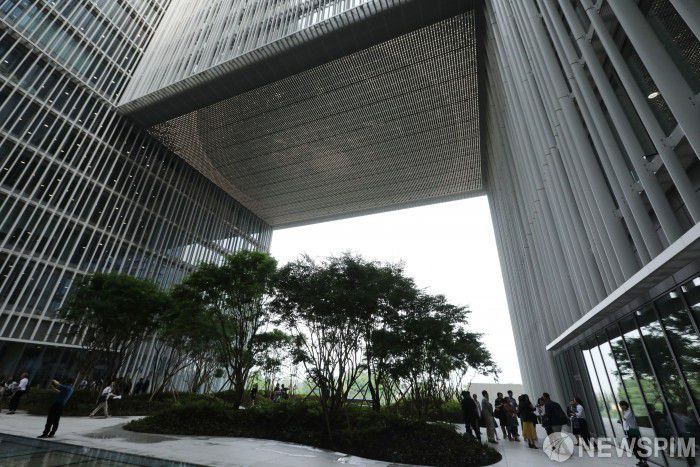 [서울=뉴스핌] 이윤청 기자 = 서울 용산구 아모레퍼시픽 본사 전경.