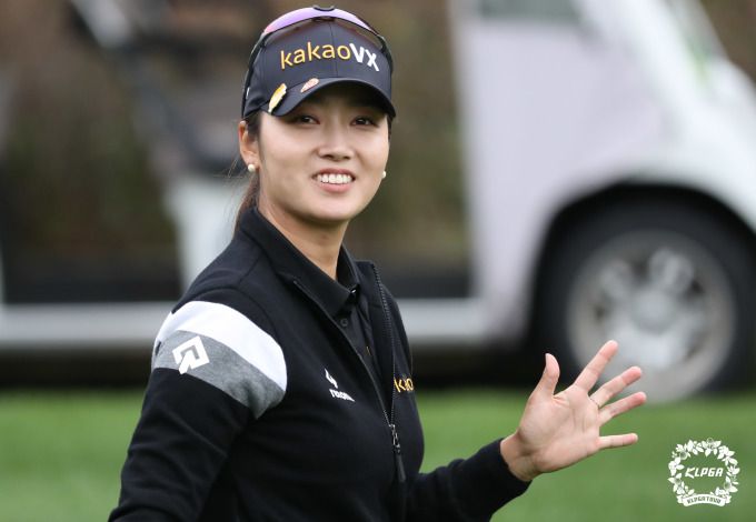 생애 첫승에 도전하는 한진선. [사진= KLPGA]