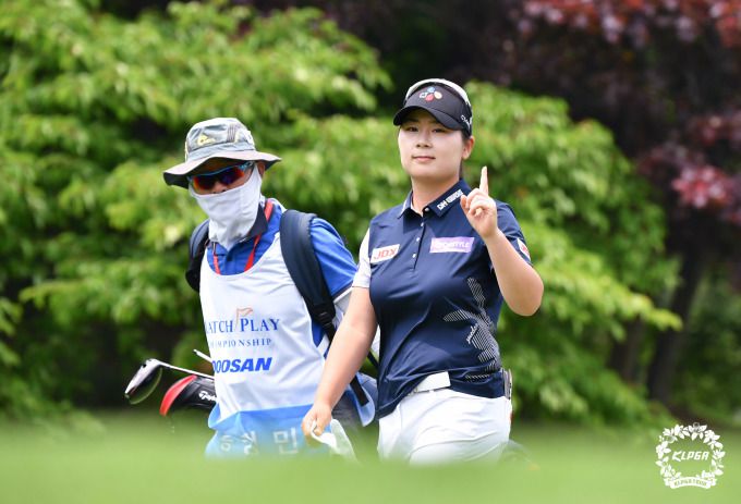 생애 첫승을 이룬 '매치퀸' 홍정민. [사진= KLPGA]