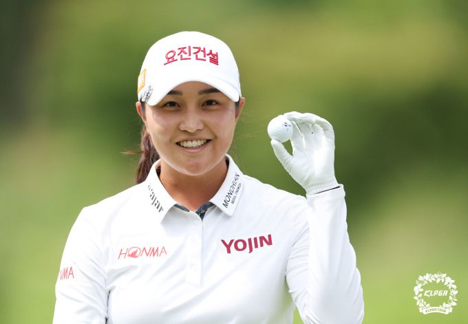 밝은 모습을 짓고 있는 서연정. [사진= KLPGA]