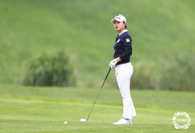 공동3위에 위치한 허다빈. [사진= KLPGA]